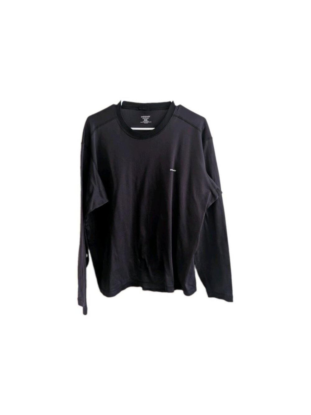 Vtg Patagonia Capilene Shirt Mens XL Black Made in USA Base Layer Long Sleeve